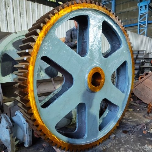 Casted Bull Gear Industrial Component